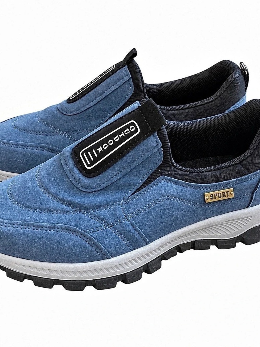 Blue Slip-On Sneakers Like New